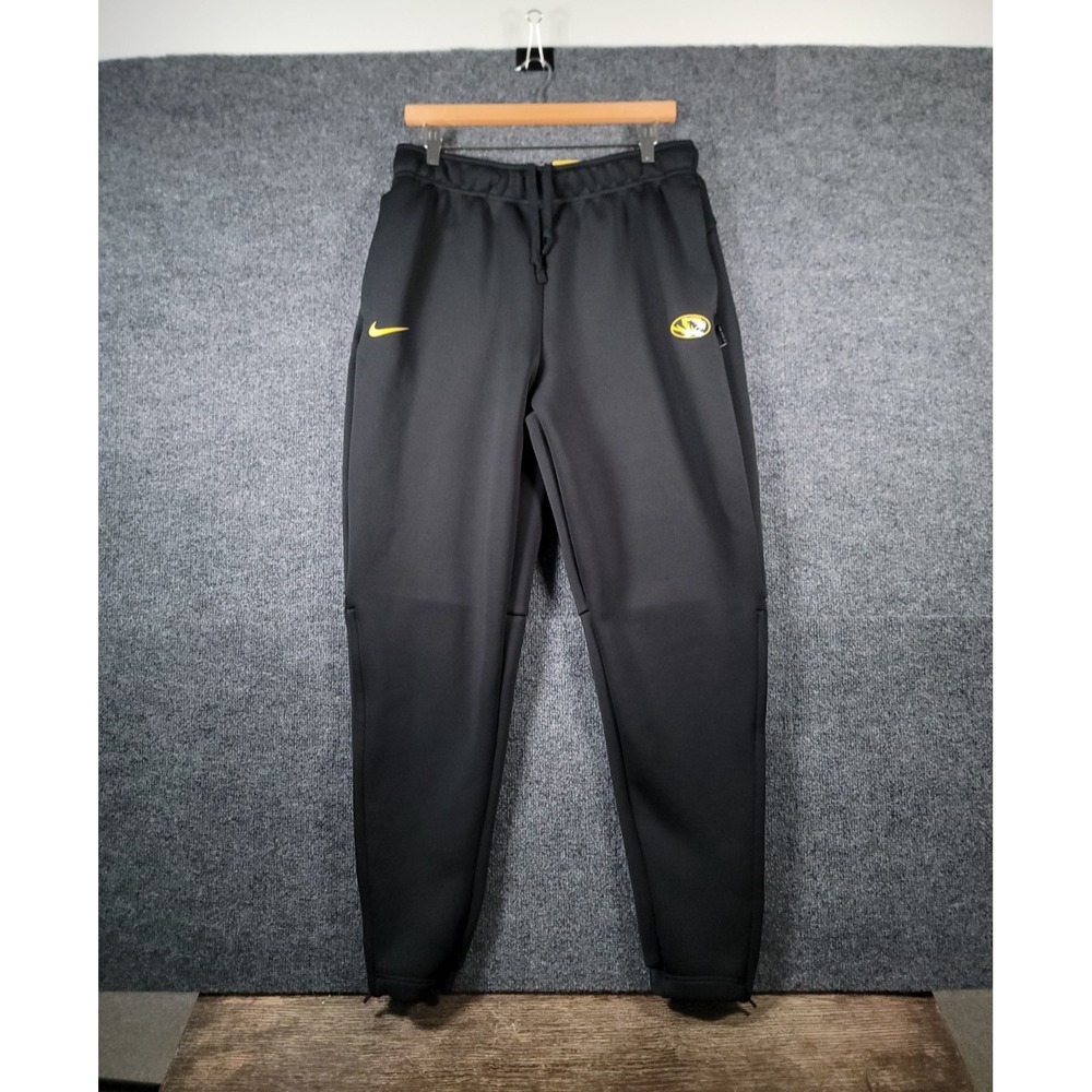 Nike Missouri Tigers Mizzou Jogger Pants Mens Medium Black On Field Football SEC